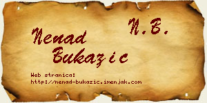 Nenad Bukazić vizit kartica